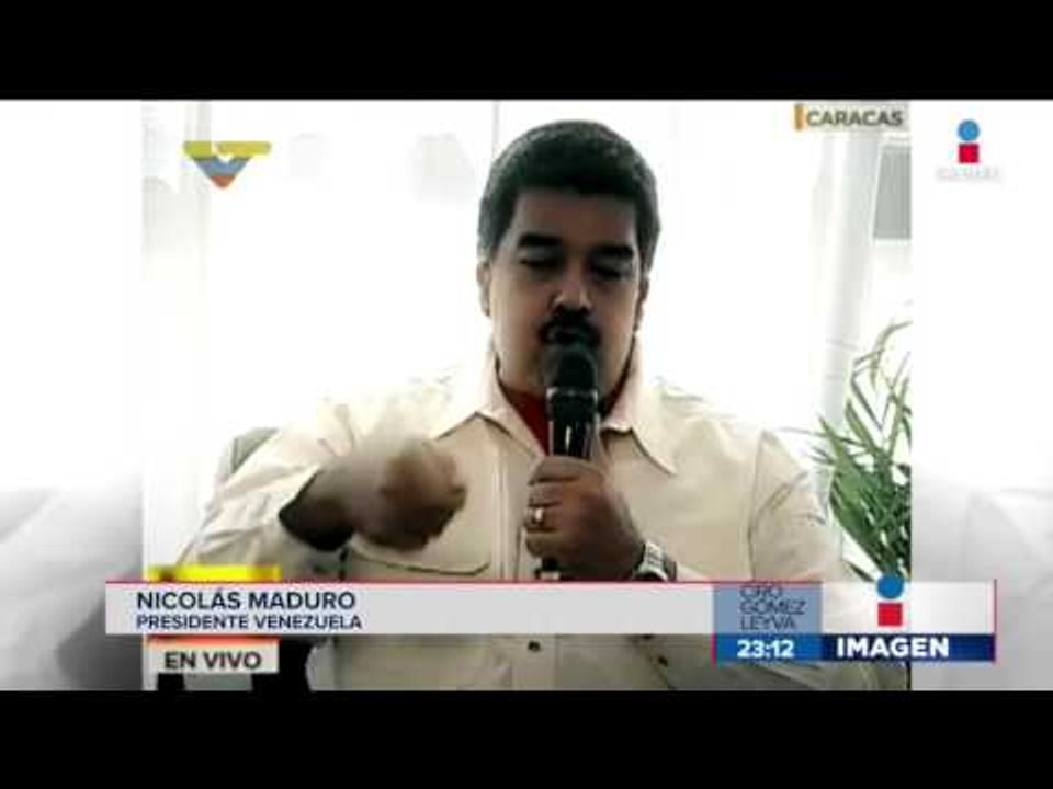 Nicolás Maduro grita "¡Están derrotados!" | Noticias con Ciro Gómez Leyva