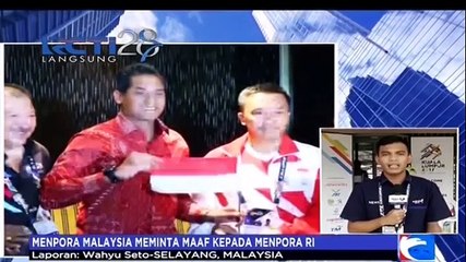 Menpora Malaysia Meminta Maaf kapada Menpora RI