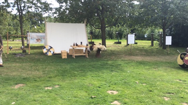 Les Vikings investissent le parc du Trésor normand