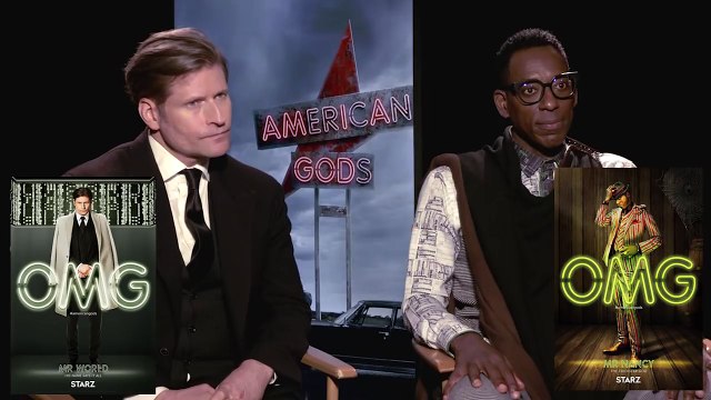 American Gods Interview Crispin Glover as Mr World & Orlando Jones as Mr Nancy