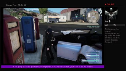 First attempt: Live Broadcast FFXV