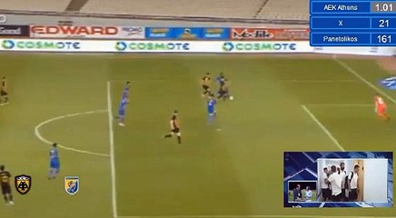 Jakob Johansson GOAL HD - AEK Athens FC 2-0 Panetolikos 20.08.2017