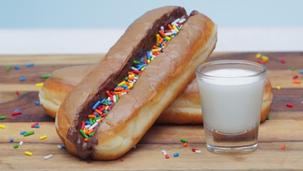 Meet the Doughnut Milk Luge, the Best Way to Wake Up