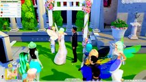 Sortir ensemble Robe Fée Conte de fée fantaisie Jeu allons jouer achats vidéo mariage Sims Série 4
