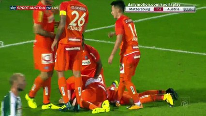 Christoph Monschein Goal HD - Mattersburg 1 - 2 Austria Vienna - 20.08.2017 (Full Replay)