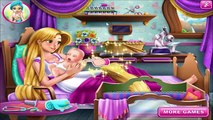 Ana bebé nacimiento Cuidado compilación juego embarazada princesa ♥ disney rapunzel elsa ♥