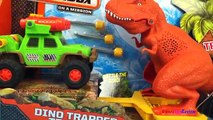 Por dinosaurio cajita de cerillas jugar Informe conjunto juguete juguetes remolque trampero tirano saurio Rex vídeos con dino