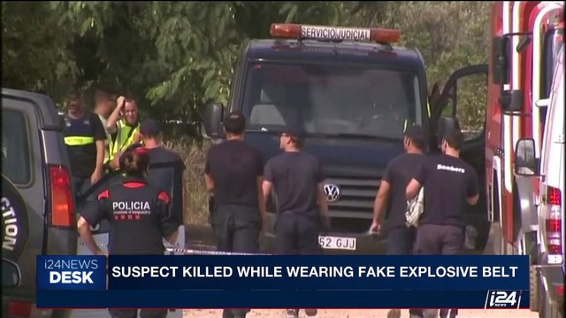 i24NEWS DESK | Terror suspect killed while wearing fake explosive belt | Monday, August 21st 2017