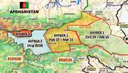 ISPR video on operation in Khyber, Pakistan