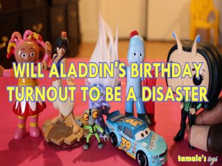 WILL ALADDIN'S BIRTHDAY TURN OUT A DISASTER UPSY DAISY GUY DIAMOND TROLLS  GREY MATTER BEN 10 IGGLEPIGGLE MANTIS Toys BABY Videos