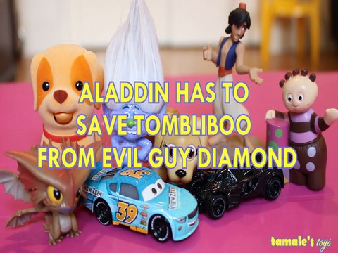 ALADDIN SAVES TOMBLIBOO GUY DIAMOND CLOUDJUMPER LITTLE LIVE BUCK BEARINGLY PETS PARADE BATMOBILE