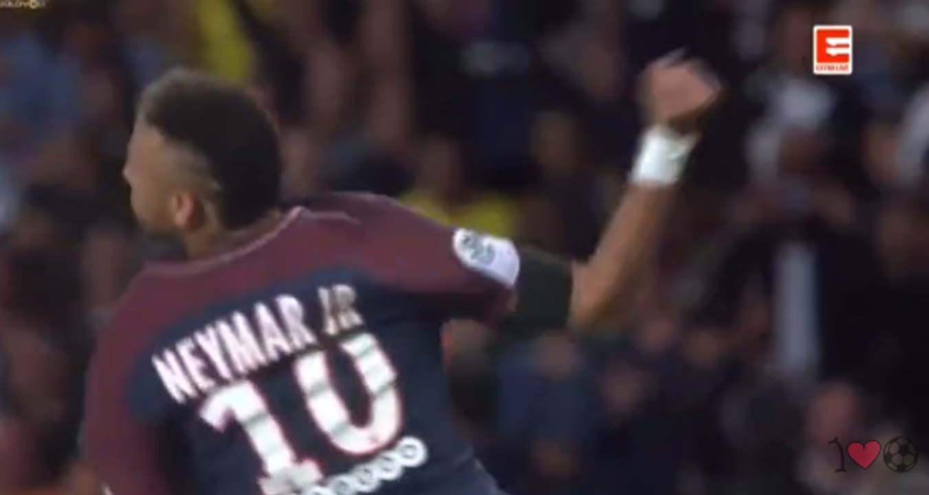 Neymar SUPER DRIBLING AND GOAL HD - Paris SG	6-2	Toulouse 20.08.2017