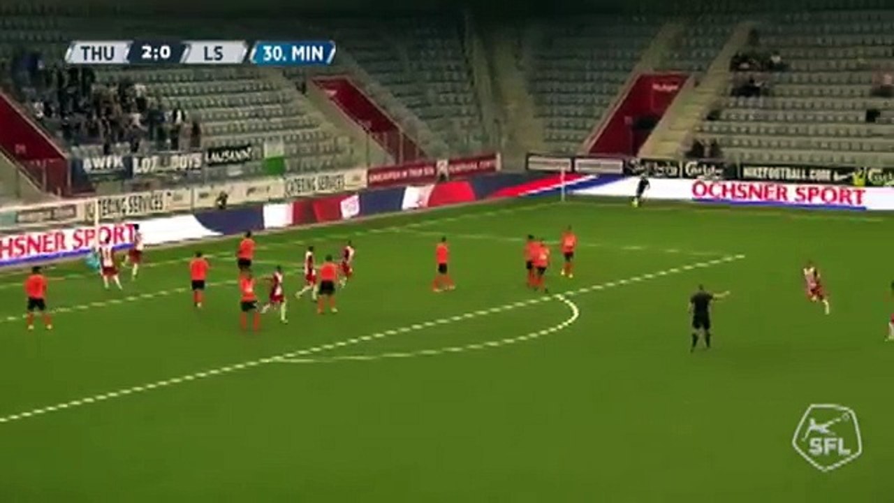 Thun 2:0 Lausanne (Swiss Super League 19 August 2017)