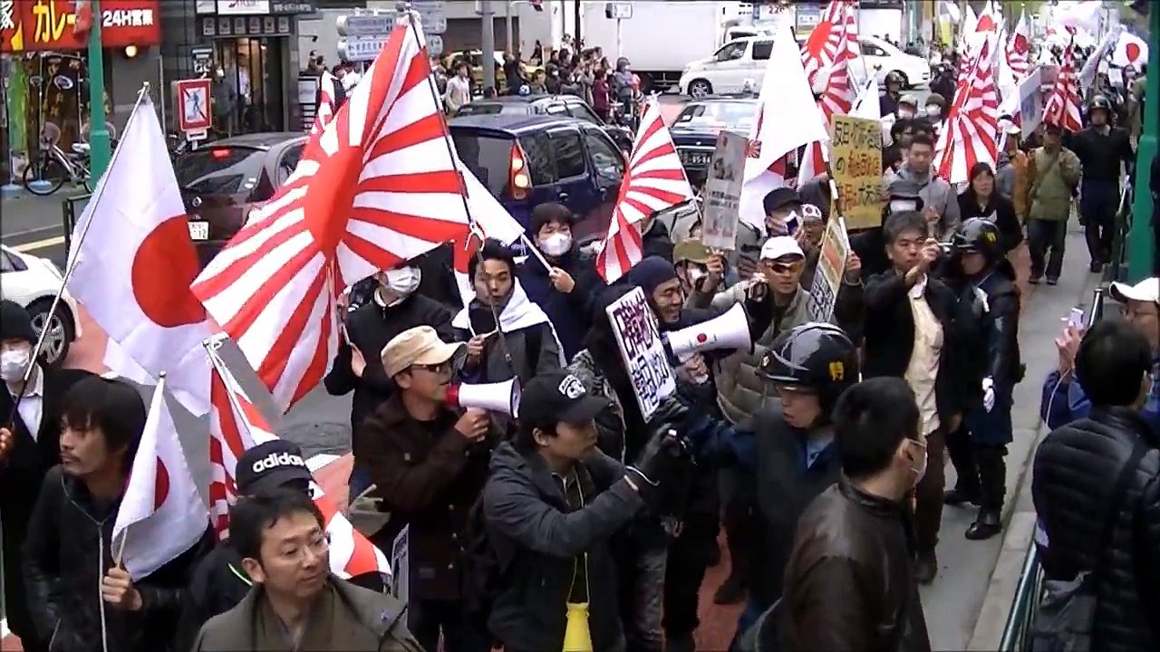 ( 検閲動画 No.008 ) 【ヘイトデモ】 新大久保「嫌韓デモ」に、カウンターの市民から「帰れ」コール / 清瀬 航輝 [ 2013.03.31 ] ※ 超短縮版　#在特会 #在日 #韓国 #朝鮮 #ヘイトスピーチ #ヘイトデモ