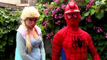 Frozen Elsa and Venom Rage in Real Life! Spiderman Hulk Superheroes Love Kids Episode 2