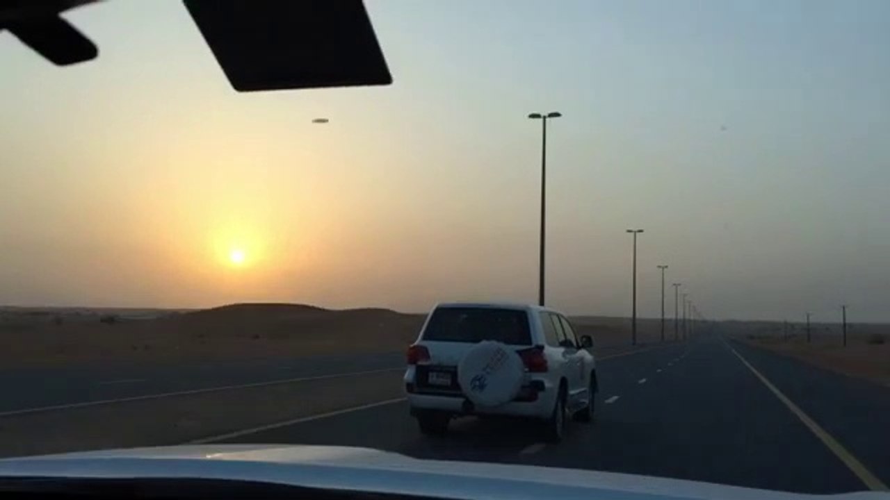 Increíble OVNI en Dubai