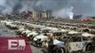 Más explosiones y posible contaminación química agravan la tragedia en Tianjin / Vianey Esquinca