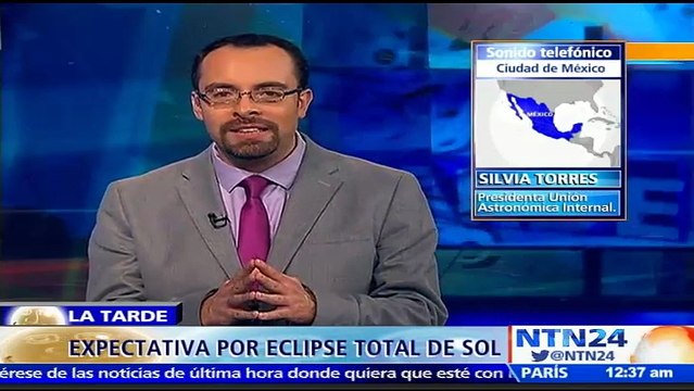 “Es muy importante que no veamos el Sol directamente”: Silvia Torres, presidenta de la Unión Astronómica Internacional, sobre eclipse de este lunes