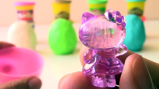 Mega Play Doh Surprise Eggs Toys Frozen Spongebob LPS MLP Barbie Cars Shopkins Hello Kitty