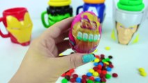Play Doh Superhero Ice Cream Learn Colors Bottles Surprise Eggs Finger Family Nursey Rhyme