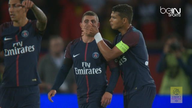 Distraught Verratti sees red in PSG win