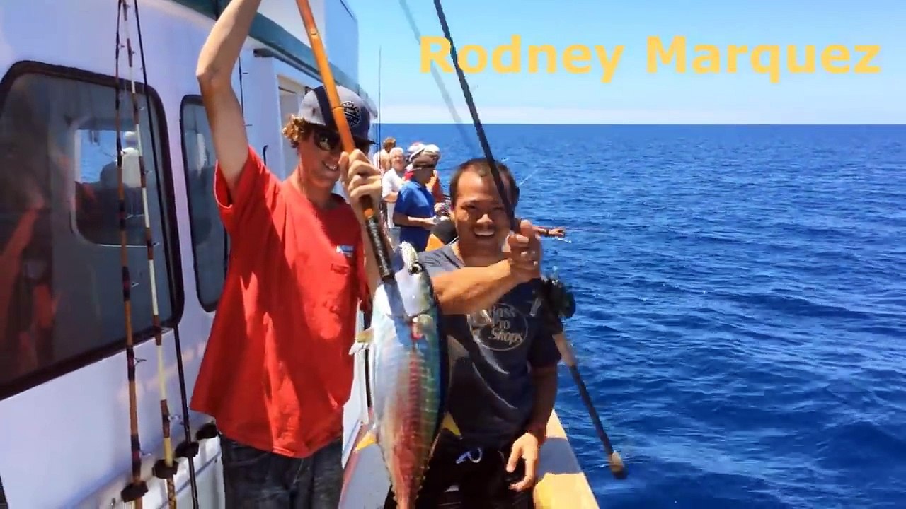 Albacore thon sur le journée charte