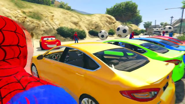 Şimşek McQueen ve Örümcek Adam Yeni Araba İle Yeni Villada (Çizgi Film Tadında Türkçe Dubl