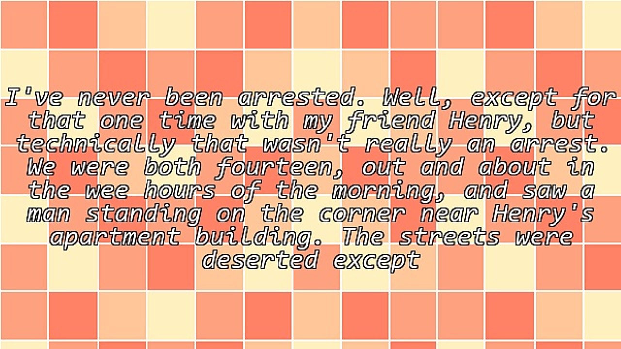 Things I've Never Done - Part 1