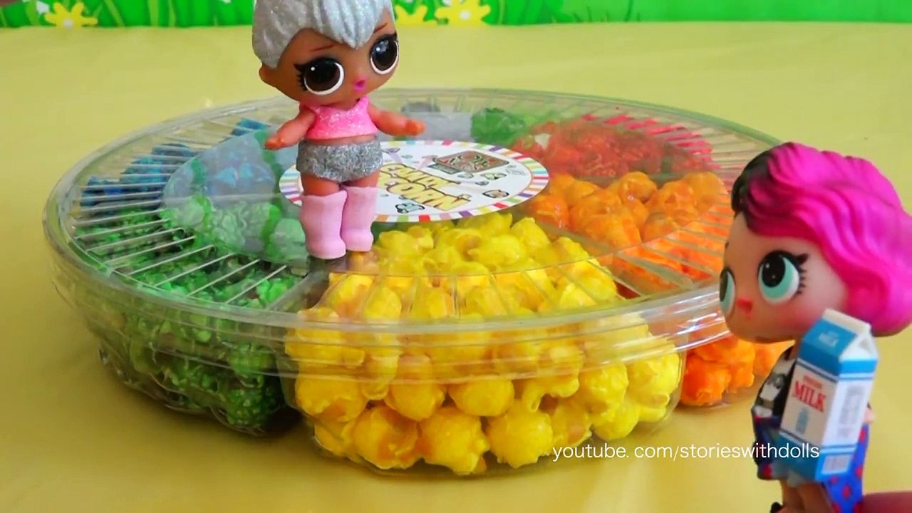 L.O.L. Dolls Toys for Kids - Rocker’s Lil Sisters Get in Trouble - Learn Colors With Magic Popcorn-GIeOF7qPVJ0