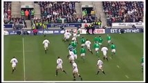 Brian ODriscoll rips the English Defense to shreds to setup Kevin Maggs try