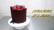 Por pastel decoración fácil chocolate decorar con chocolate cakesstepbystep