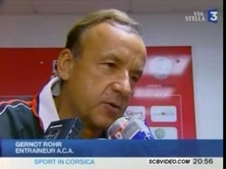 Derby Ajaccio-Bastia 2007-2008 Interviews