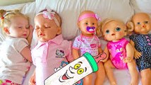 Are You Sleeping Bad Baby Born Doll Nursery Rhyme Song for kids and babies Learn Colors