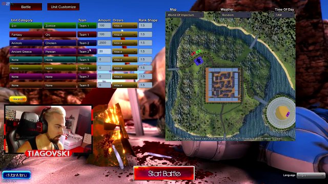 CHUCK NORRIS VS 1000 T-REX ! SIMULADOR DE BATALHAS ÉPICAS !