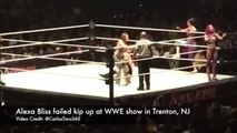 Alexa Bliss failed kip up at WWE live event in Trenton, NJ