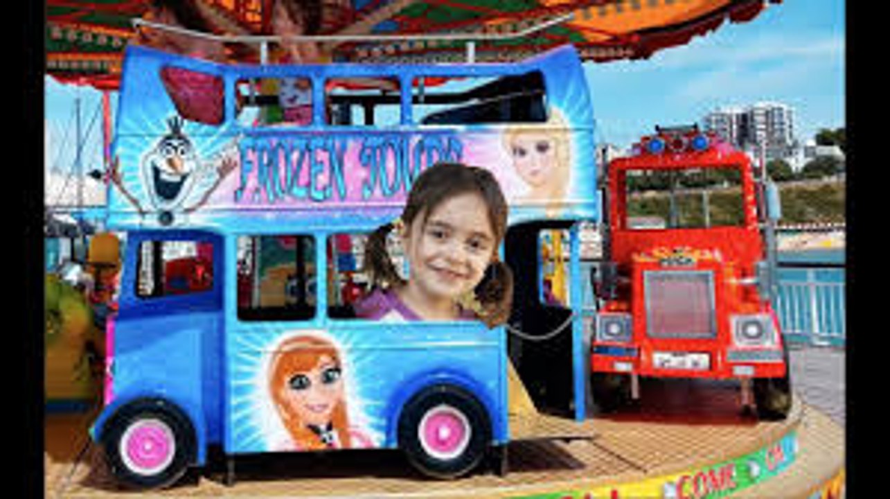 Ride On Disney Frozen BUS -The Gummy Bear Song