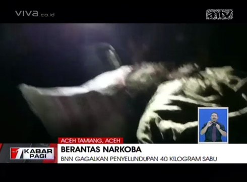 BNN Gagalkan Penyelundupan 40 Kilogram Sabu di Aceh