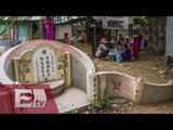 Vivos y muertos en cementerio de Camboya / Excélsior informa
