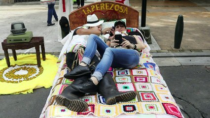 Colombians combat stress with 'Day of Laziness'