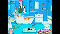 Salle de bains nettoyage Anglais pour gelé complet Jeu enfants hiver elsa