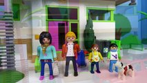 Juguetes de Playmobil aventuras en la nueva casa moderna de lujo de Playmobil en español