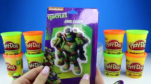 Oeuf géant de de hors hors jouer adolescent le le le le la tortues Tmnt doh surprise Donatello donnie mutant ninja