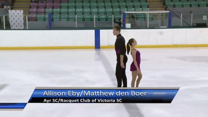 Allison Eby / Matthew den Boer 2017 SOSS - SP