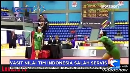 Tim Sepak Takraw Indonesia Merasa Dicurangi Wasit