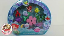 Princess Ariel Color Change Bath Toys Sebastian Flounder Disney Little Mermaid Color Chang