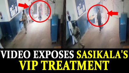 Sasikala exposed : Video shows her strolling into the Bengaluru jail from outside | Oneindia News