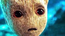 Acción bebé galaxia Groot traducción guardianes movimiento película de el remolque 2 2017 chris pratt hd
