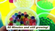 Bolas colores creciente en en gelatina Aprender magia Nuevo Estos reloj agua agua agua