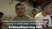 Oleksandr Usyk and Oleksandr Gvozdyk on Kovalev vs Ward EsNews Boxing