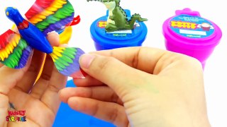 Toilet Slime Superhero Surprise Egg ToTo, Kinder Joy Disney Car, Learn Colors Play doh Duc